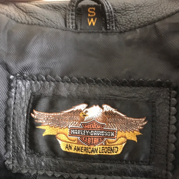 100th Anniversary Harley-Davidson Leather Vest - Picture 7 of 8